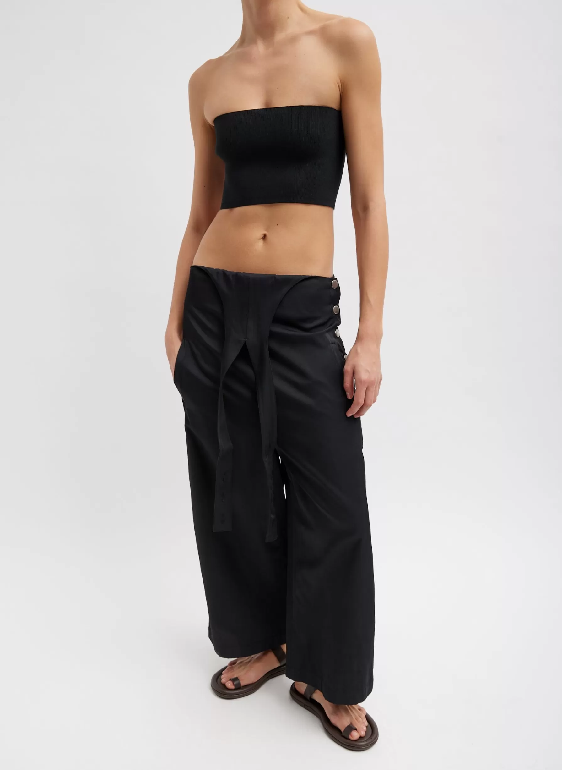 Tibi Bandeau Black Flash Sale