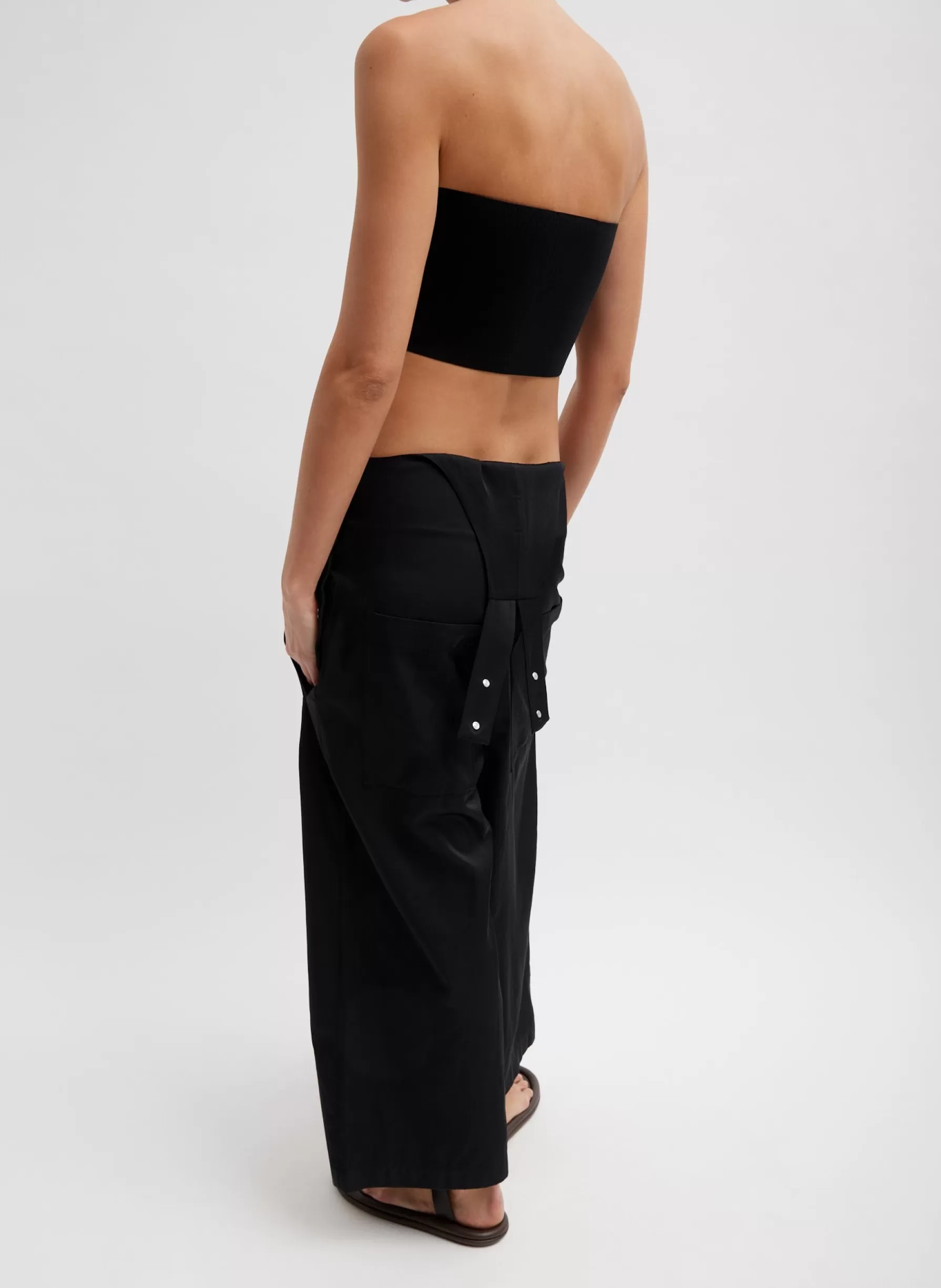 Tibi Bandeau Black Flash Sale