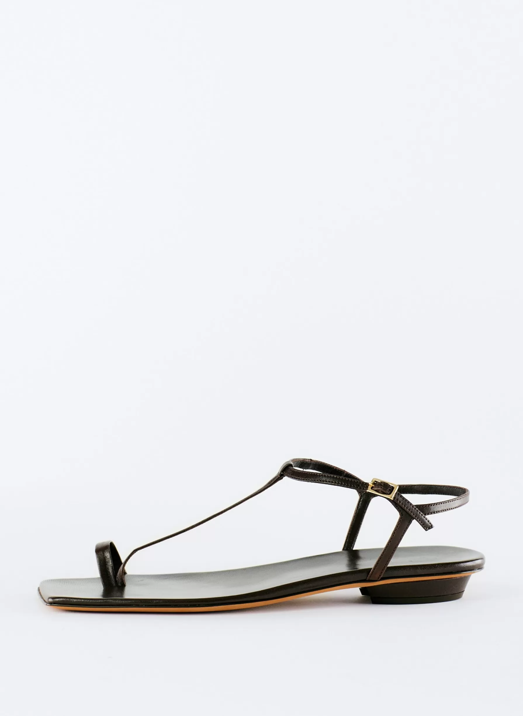 Tibi Barry Kidskin Sandal Brown Cheap