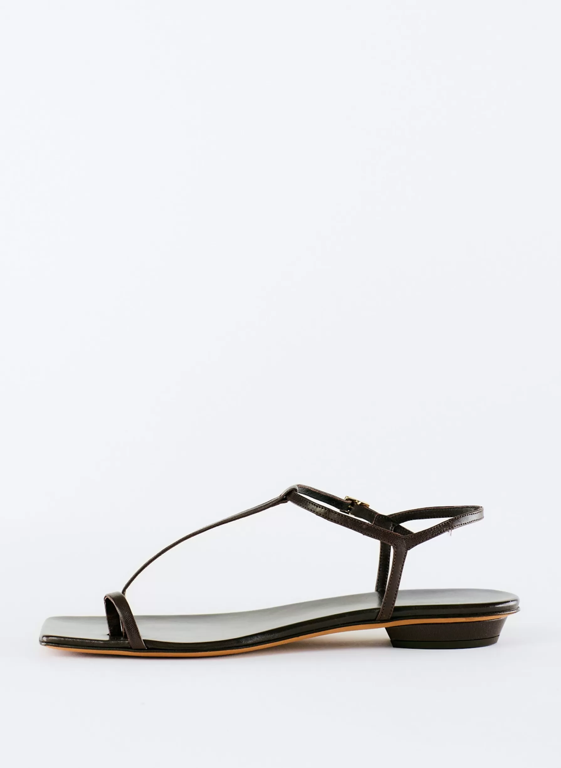 Tibi Barry Kidskin Sandal Brown Cheap