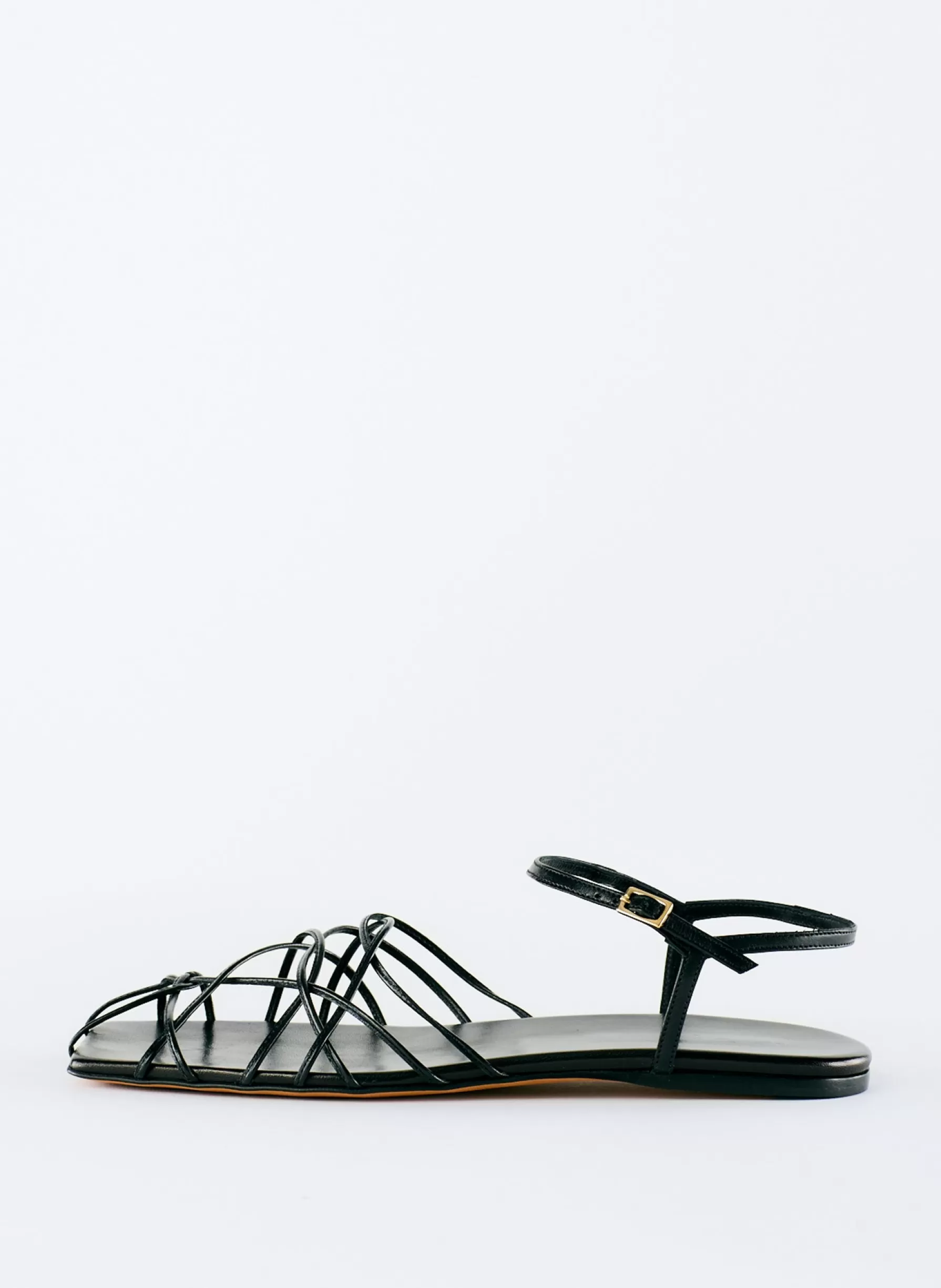 Tibi Berneice Kidskin Sandal Black Shop