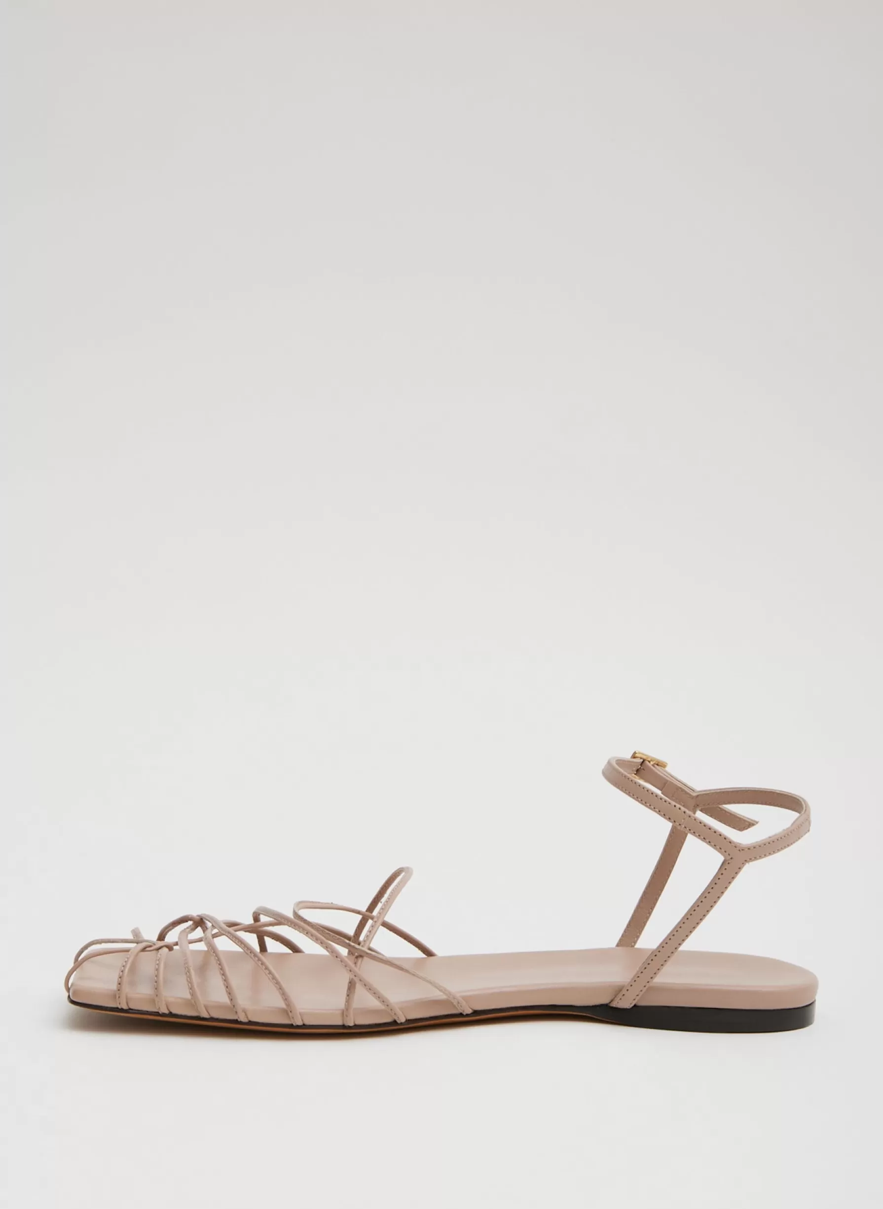 Tibi Berneice Kidskin Sandal Nude Store