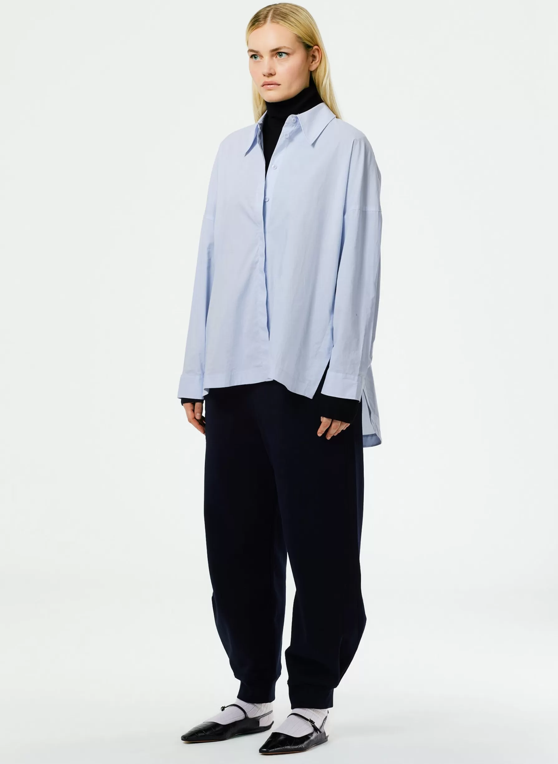 Tibi Calder Sweatpant Navy Shop