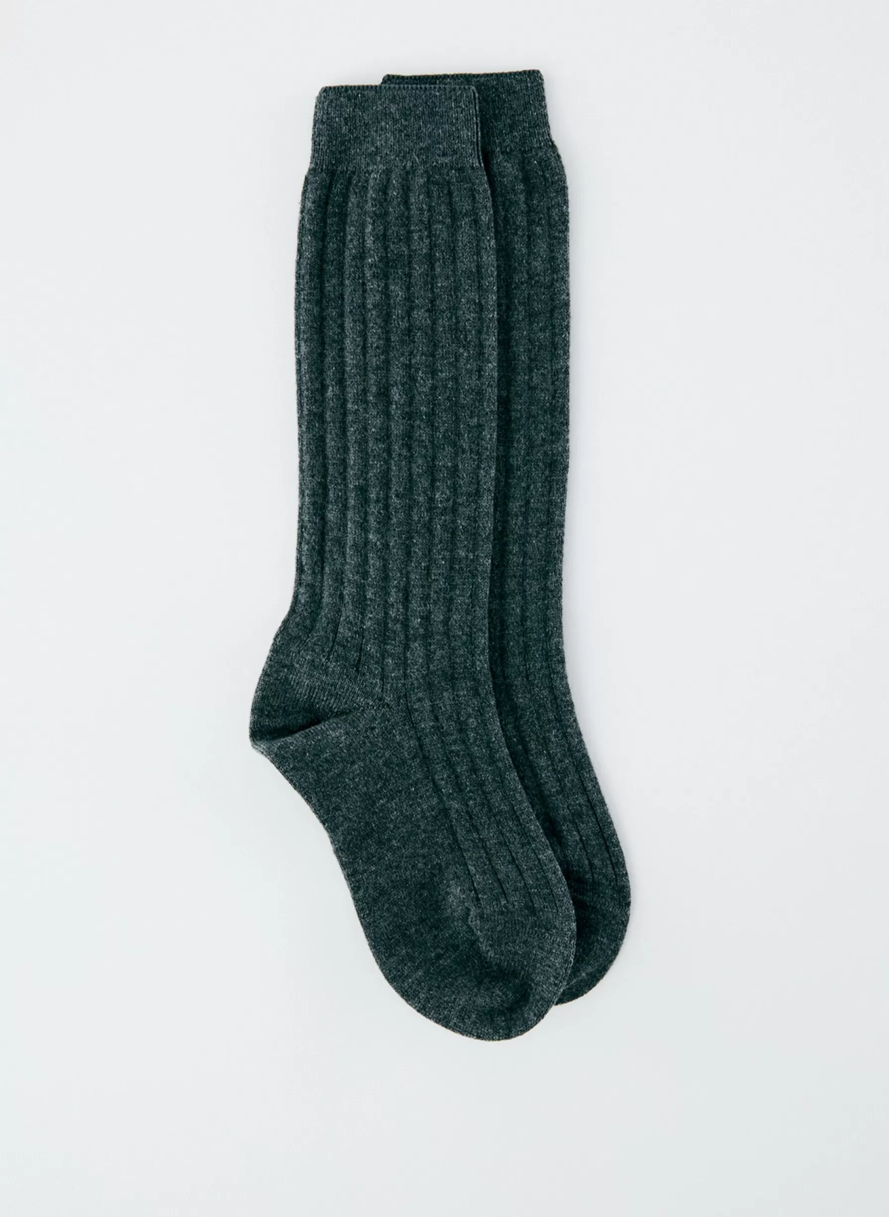 Tibi Cashmere Socks Heather Grey Hot