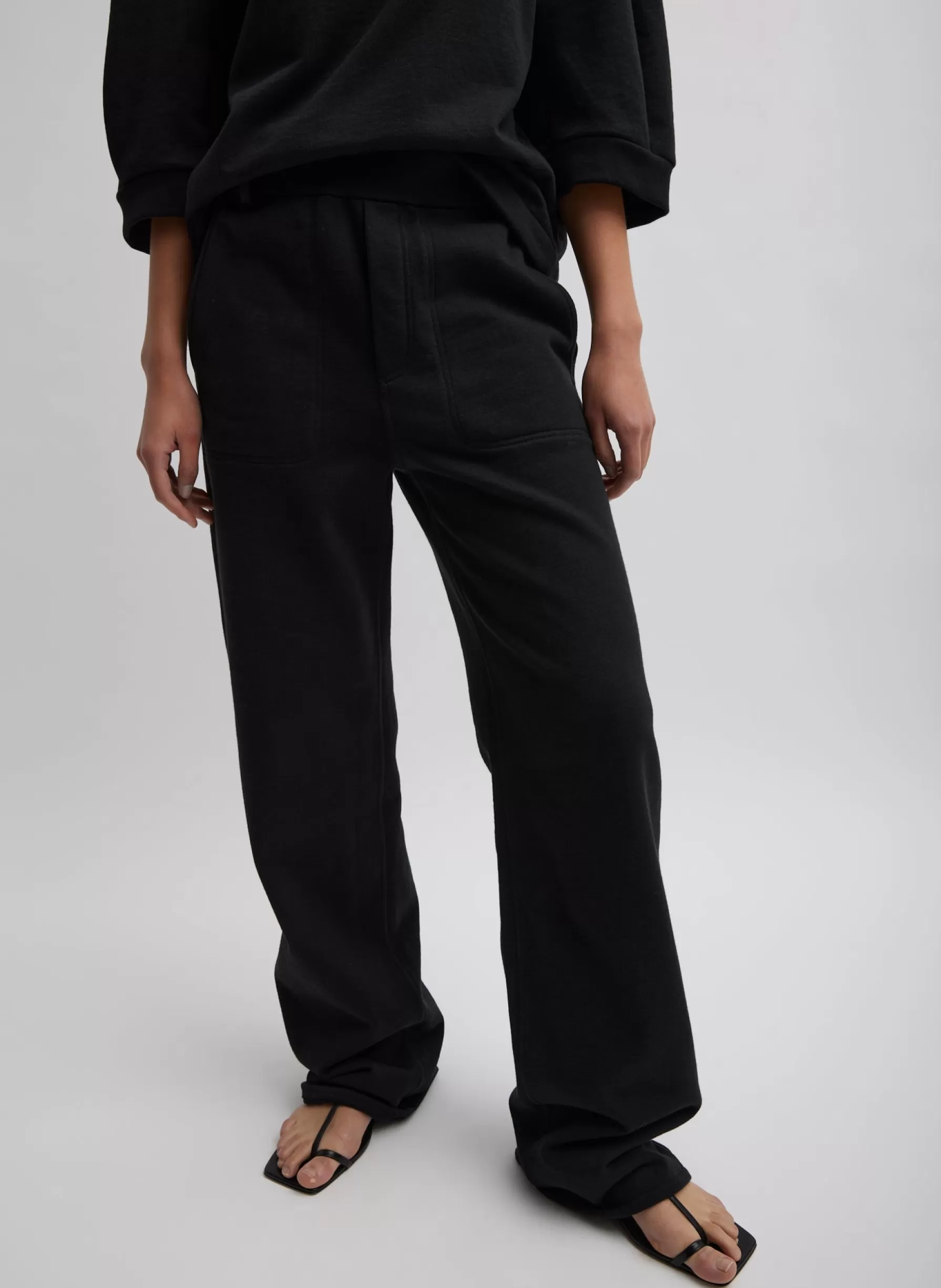 Tibi Cecil Sweatpant Black Hot