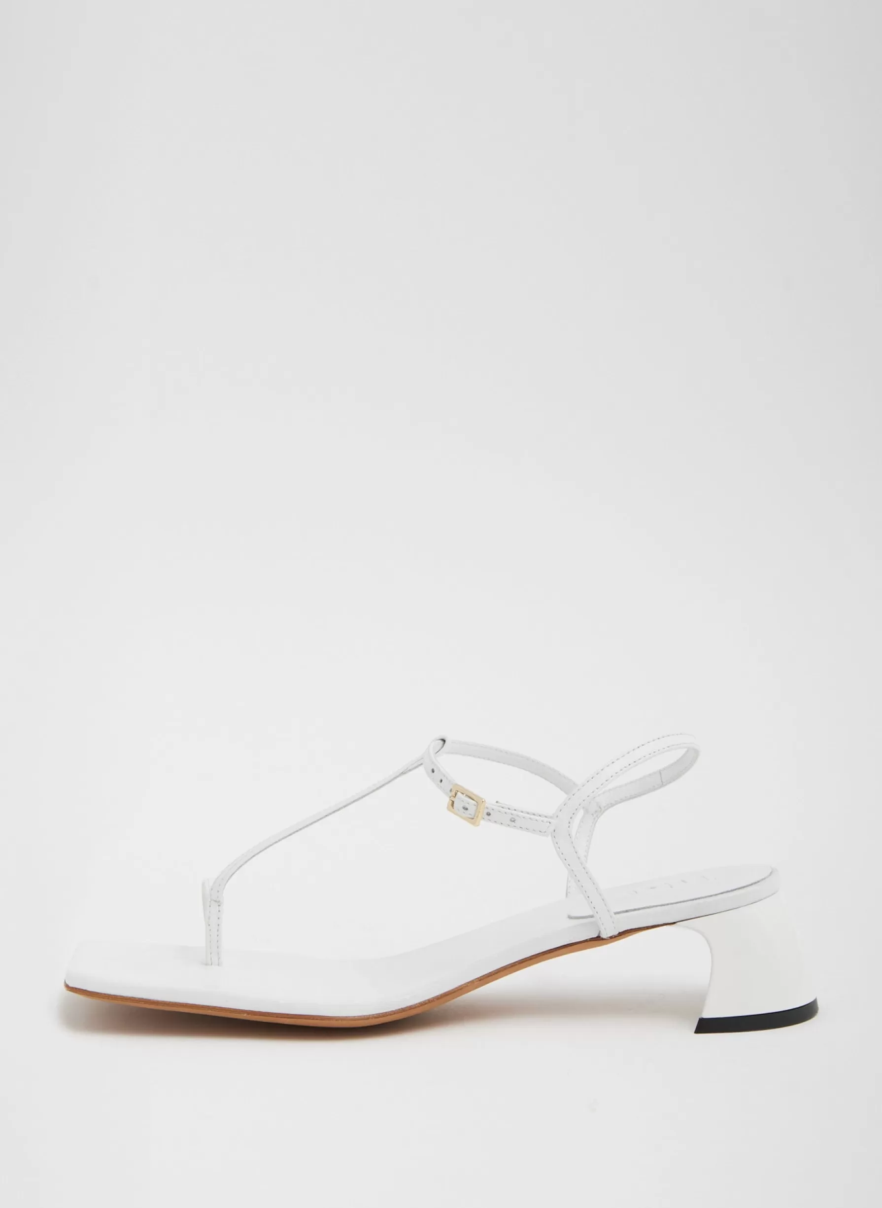 Tibi Georgia Sandal Optic White Hot