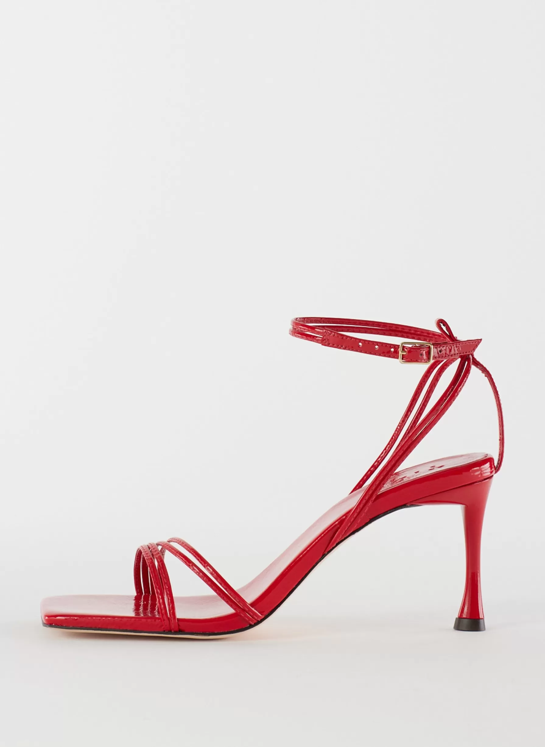 Tibi Guy Naplack Sandal Cherry Red Store