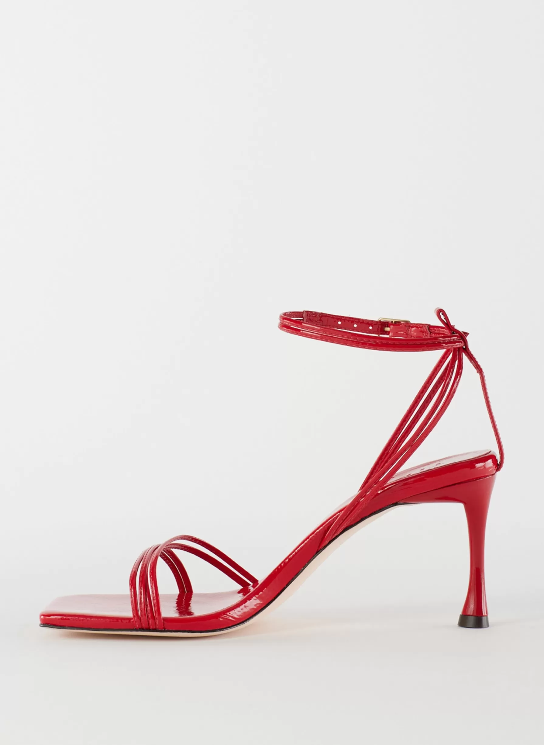 Tibi Guy Naplack Sandal Cherry Red Store