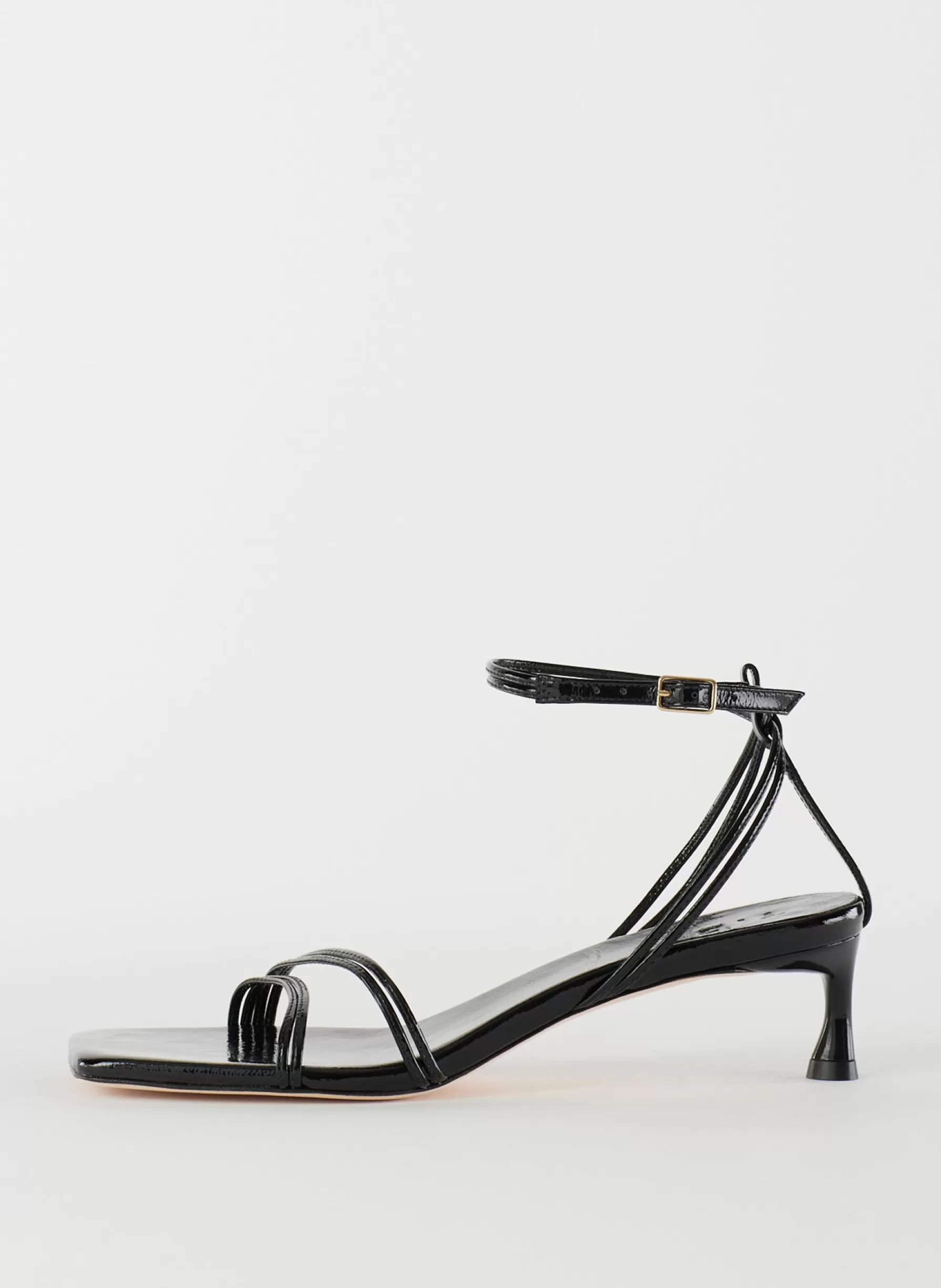 Tibi Harper Naplack Sandal Black Best