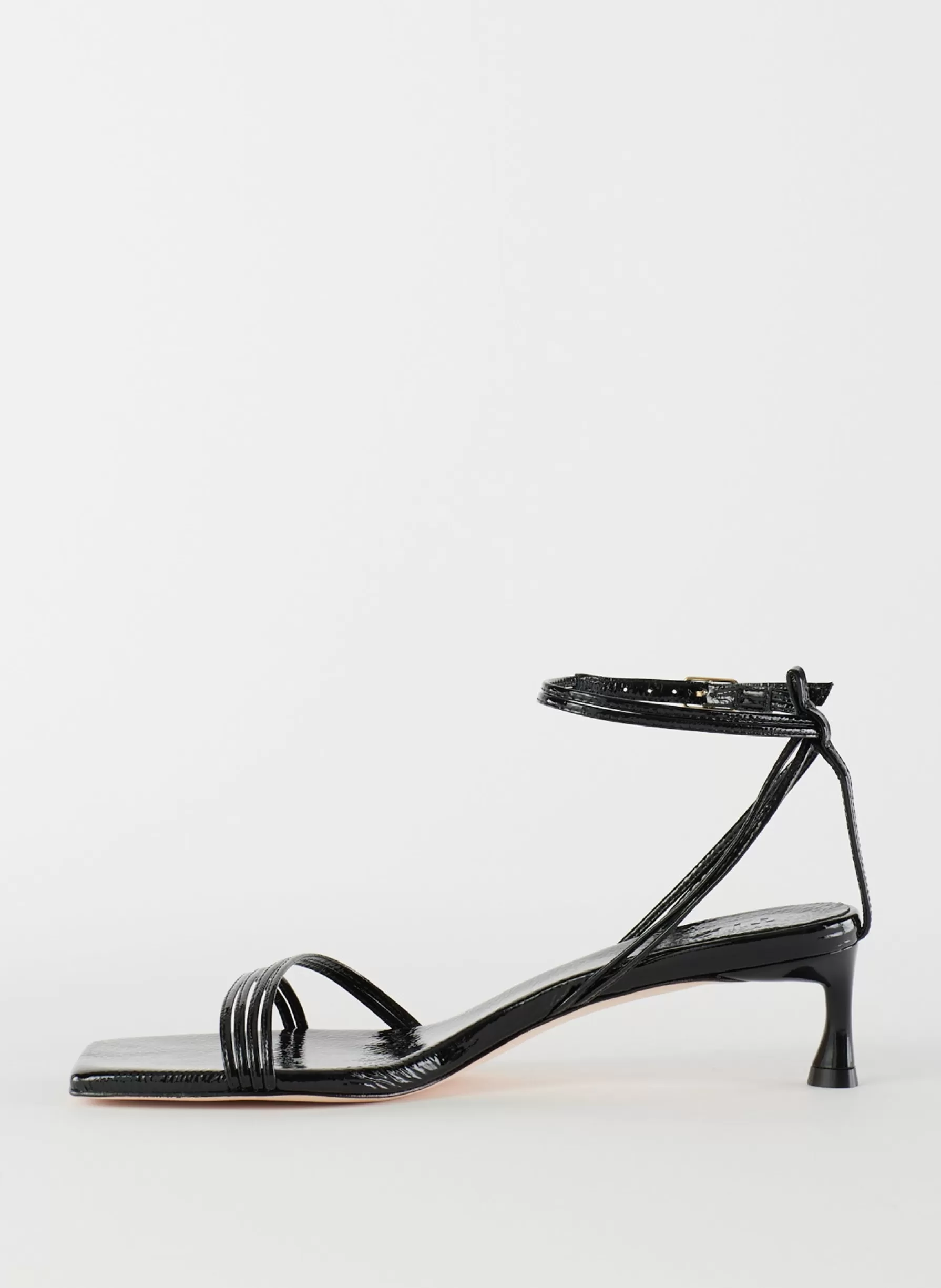 Tibi Harper Naplack Sandal Black Best