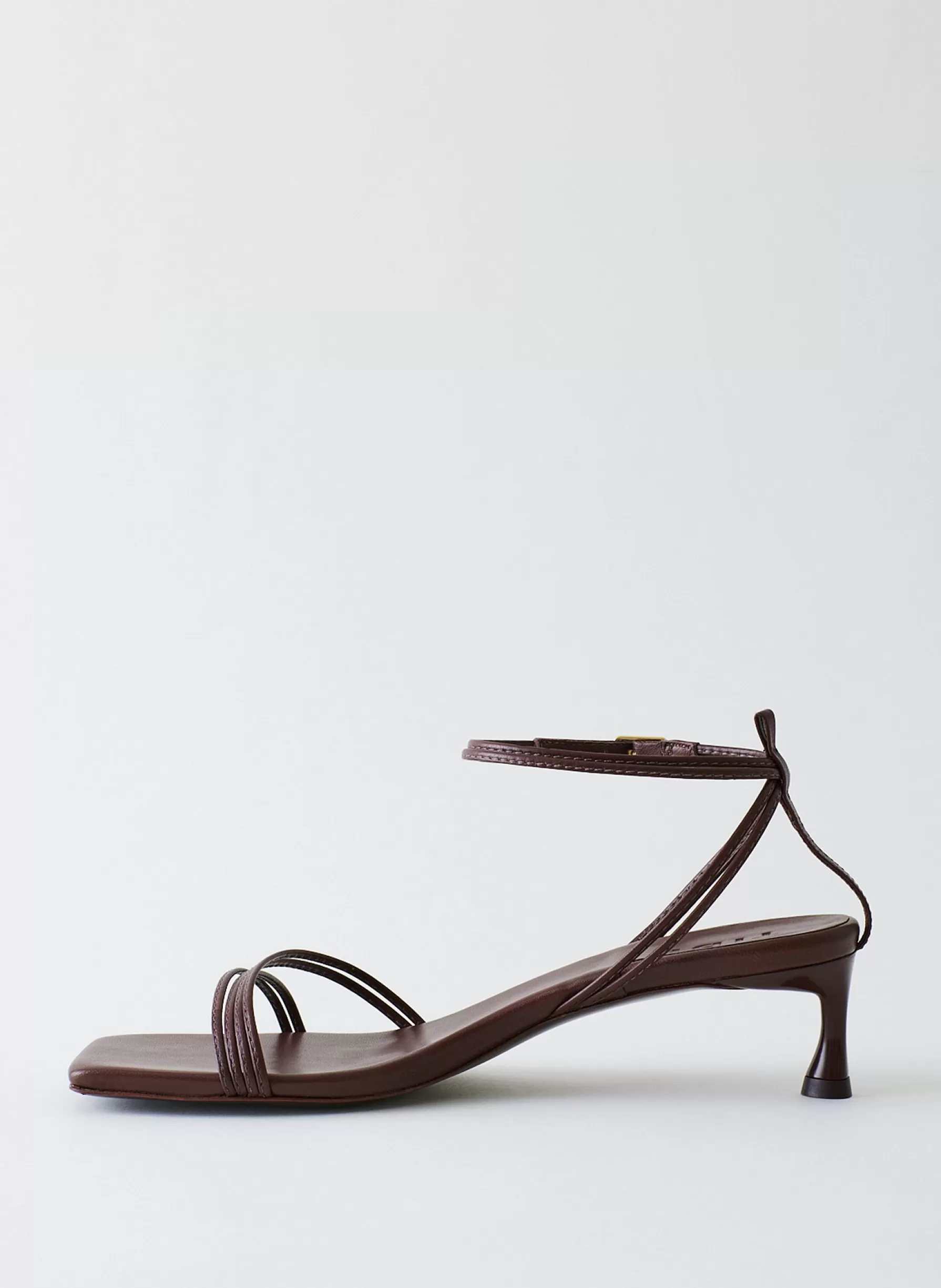 Tibi Harper Sandal Red Brown Hot