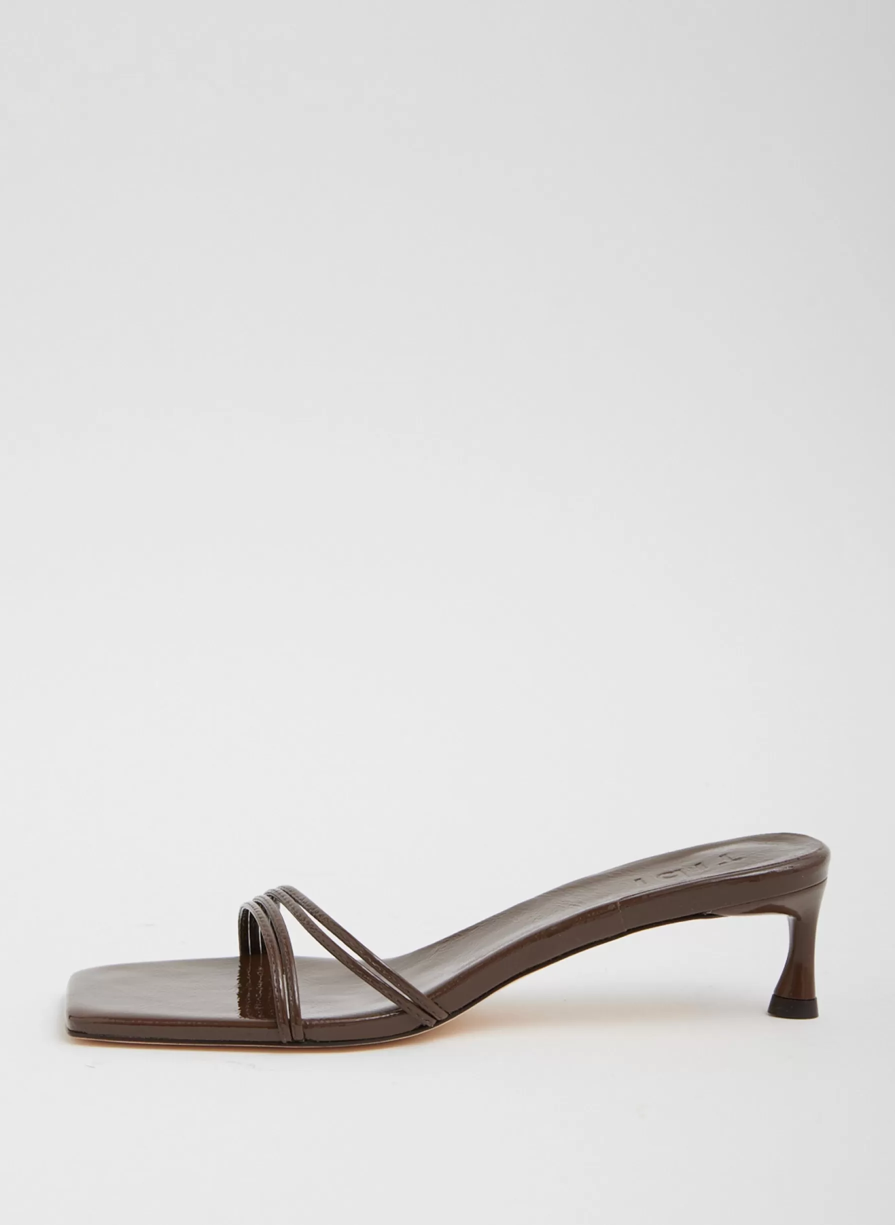 Tibi Jim Naplack Sandal Brown Sale