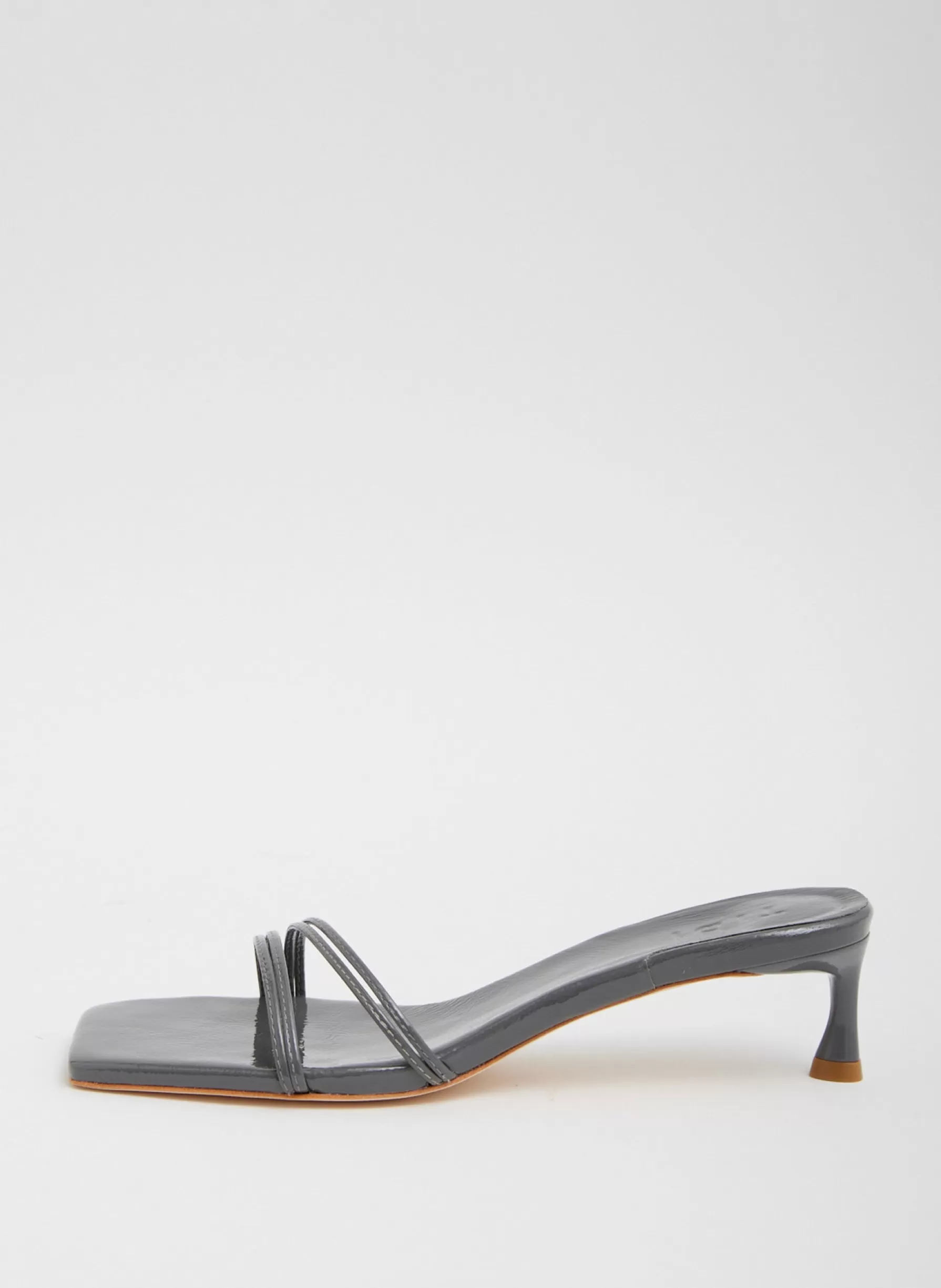 Tibi Jim Naplack Sandal Grey Clearance