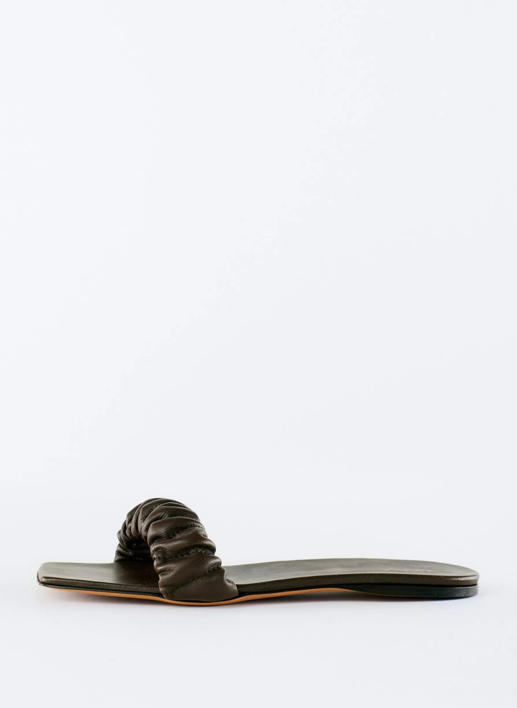 Tibi Jordan Nappa Sandal Brown Sale