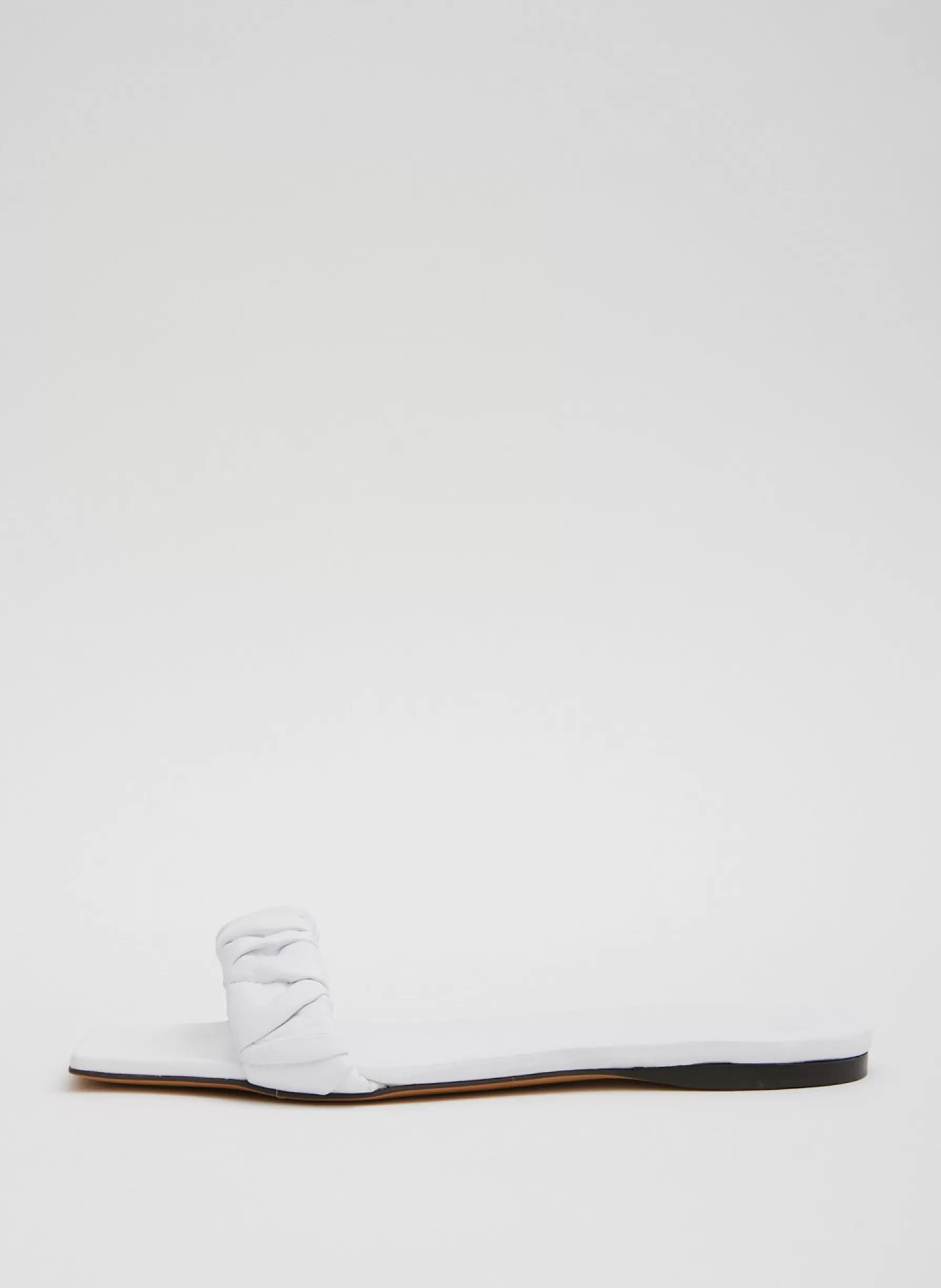 Tibi Jordan Nappa Sandal Optic White Best Sale