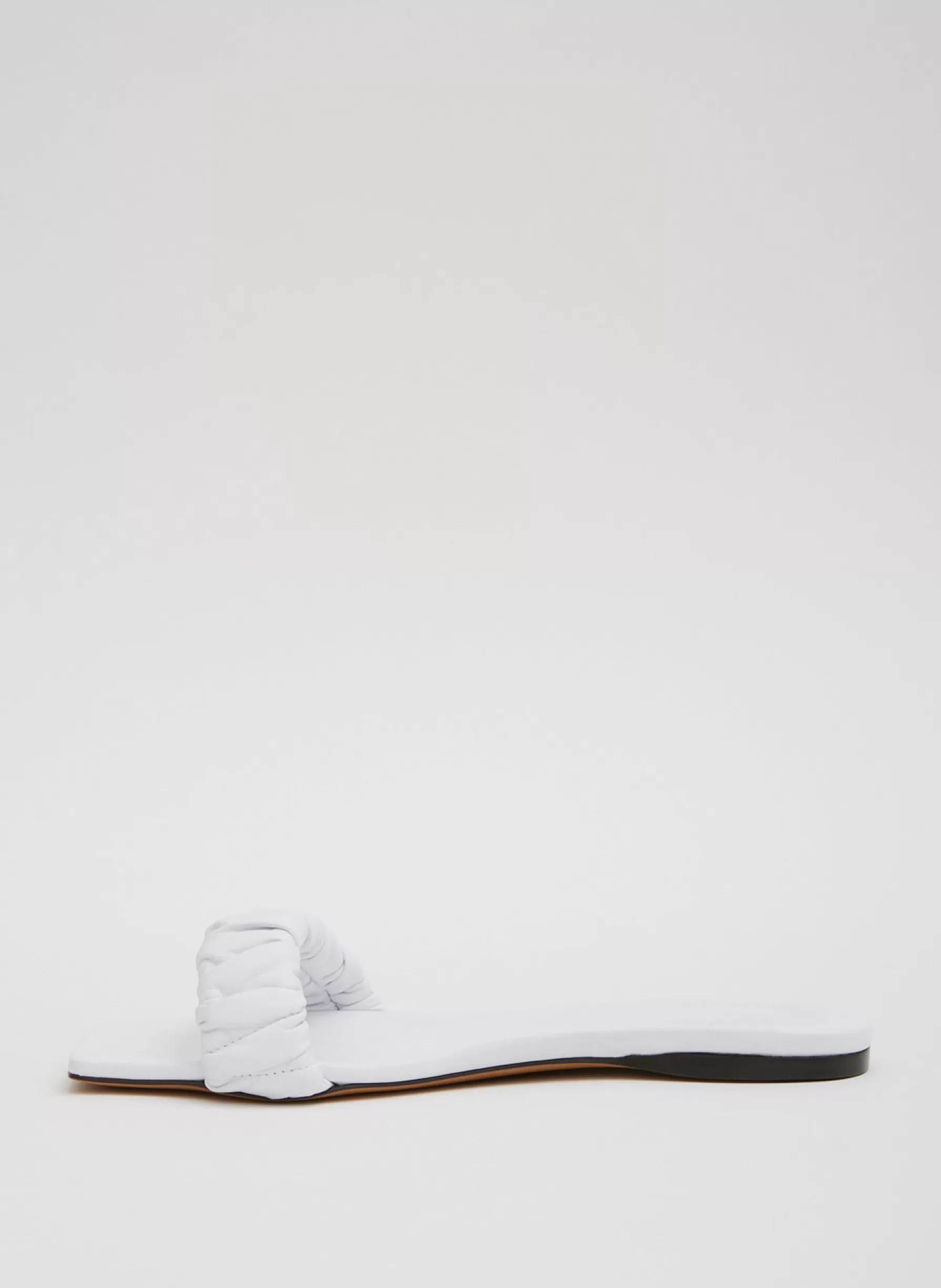 Tibi Jordan Nappa Sandal Optic White Best Sale