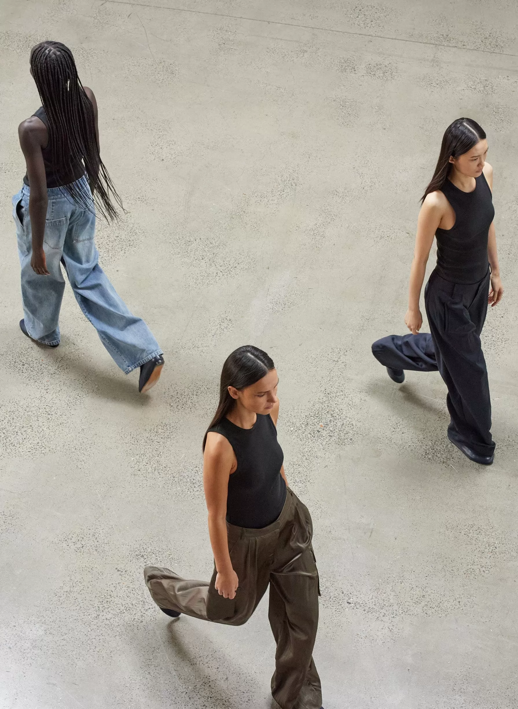 Tibi Ribbed T-Shirt Tank Black Store