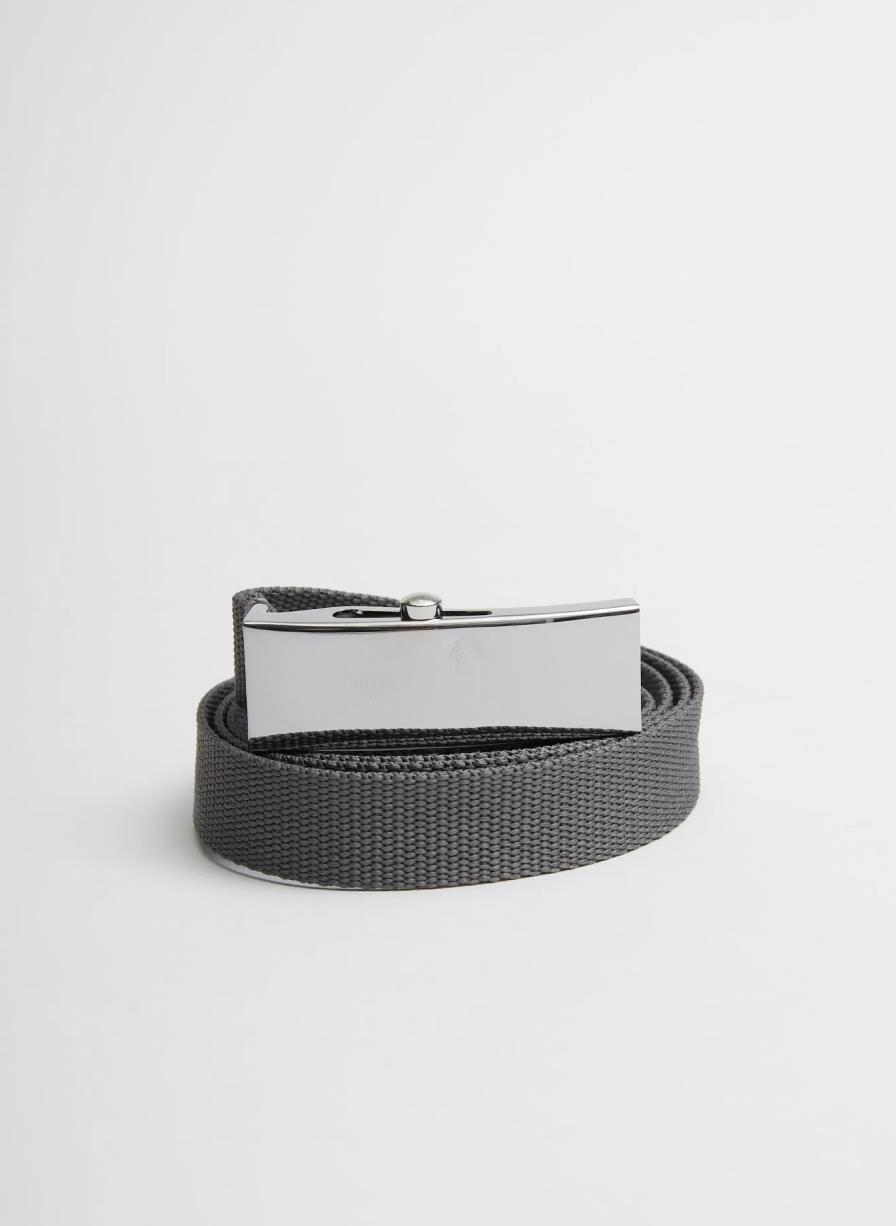 Tibi Tobian Webbing Belt Grey Hot