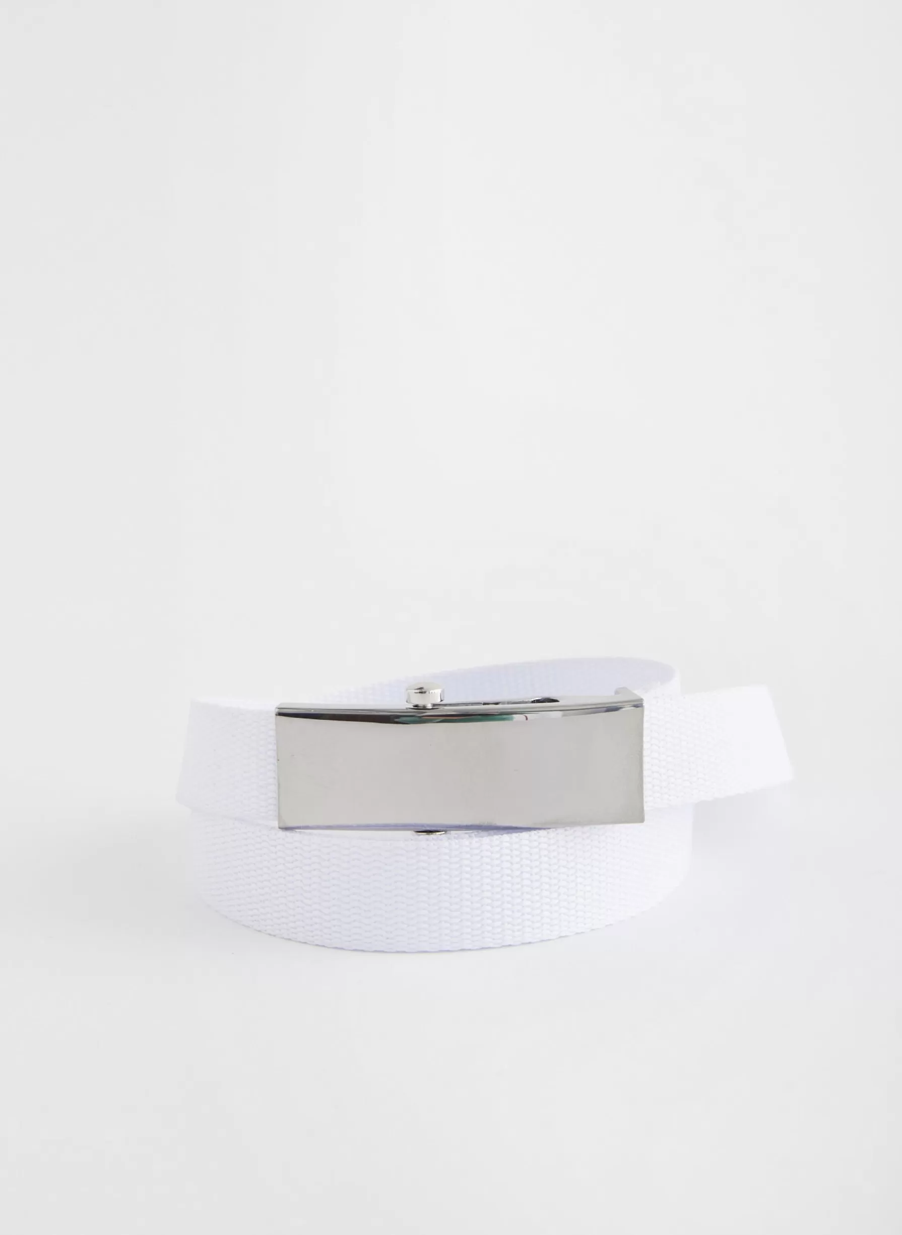 Tibi Tobian Webbing Belt White Best