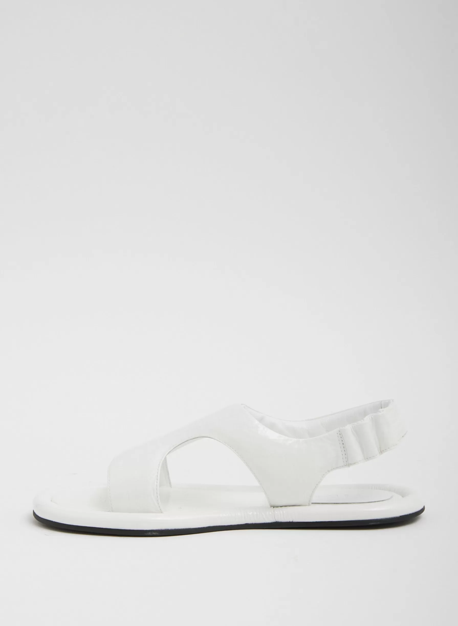 Tibi Tom Naplack Sandal Optic White Fashion