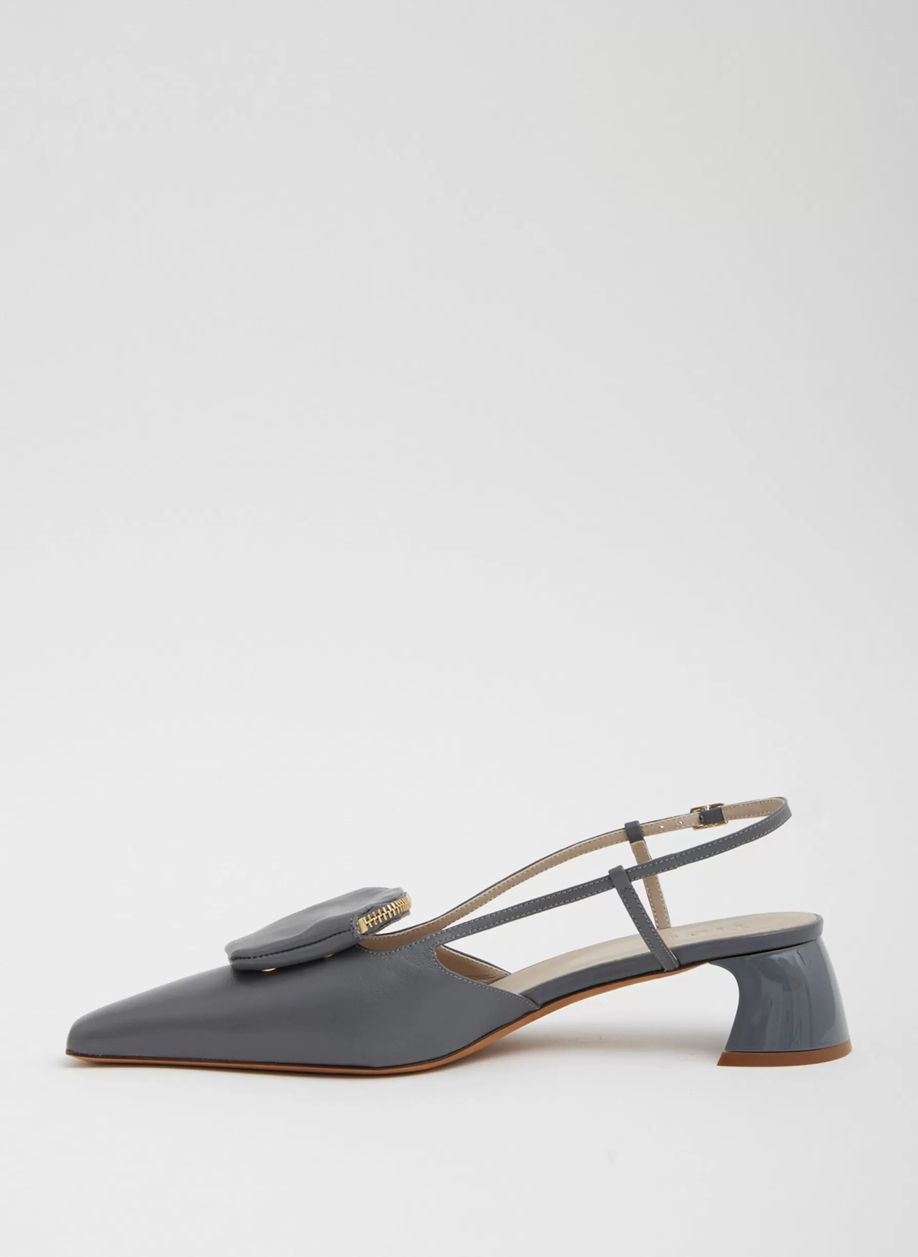 Tibi Victor Slingback Grey Clearance