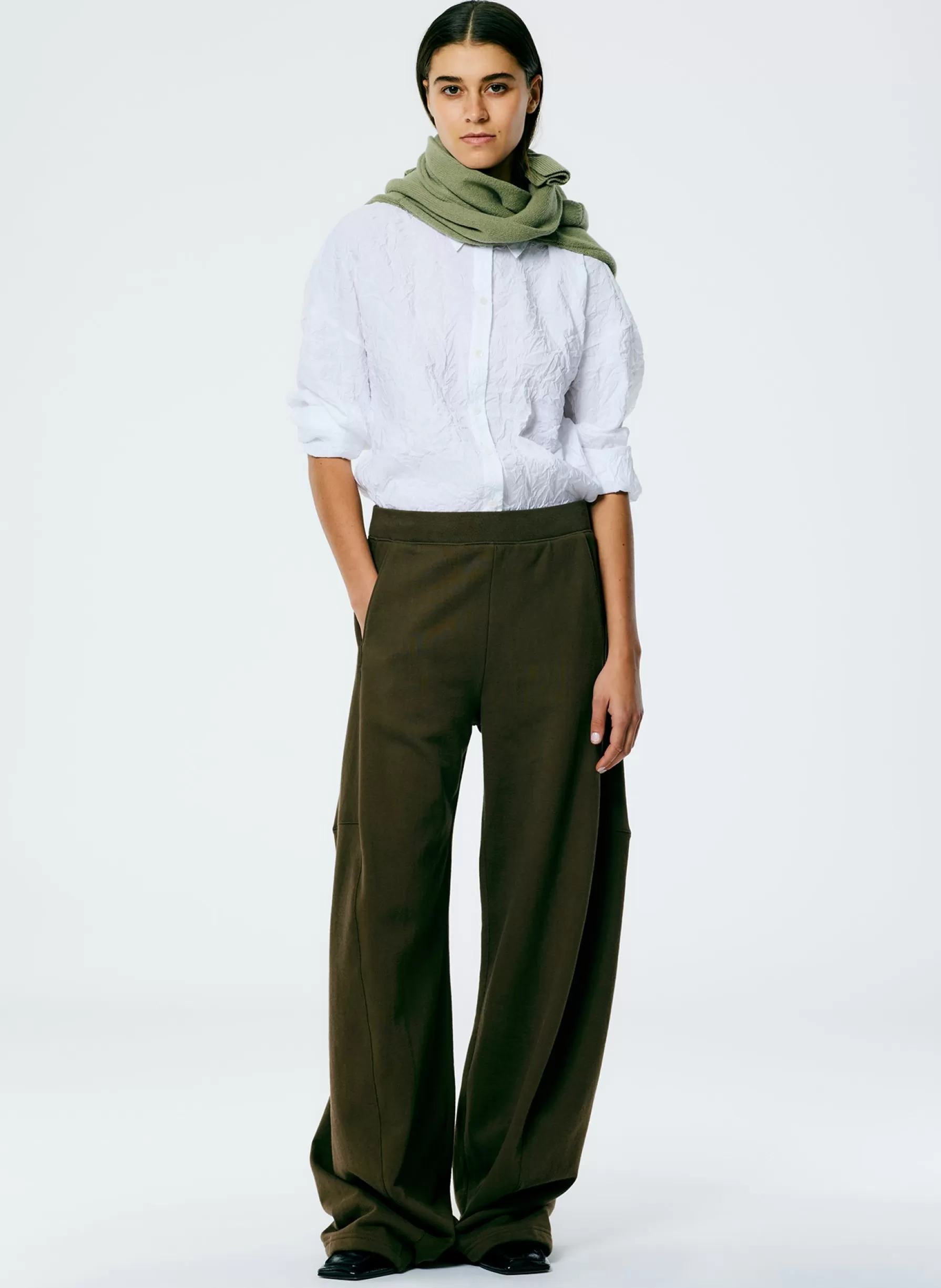 Tibi Winslow Sweatpant - Petite Wood Outlet